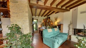 TV, lareira, DVD player, mesa de pingue-pongue