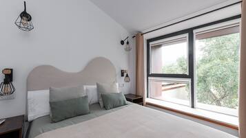 1 Schlafzimmer, Reisekinderbett, kostenloses WLAN, Bettwäsche