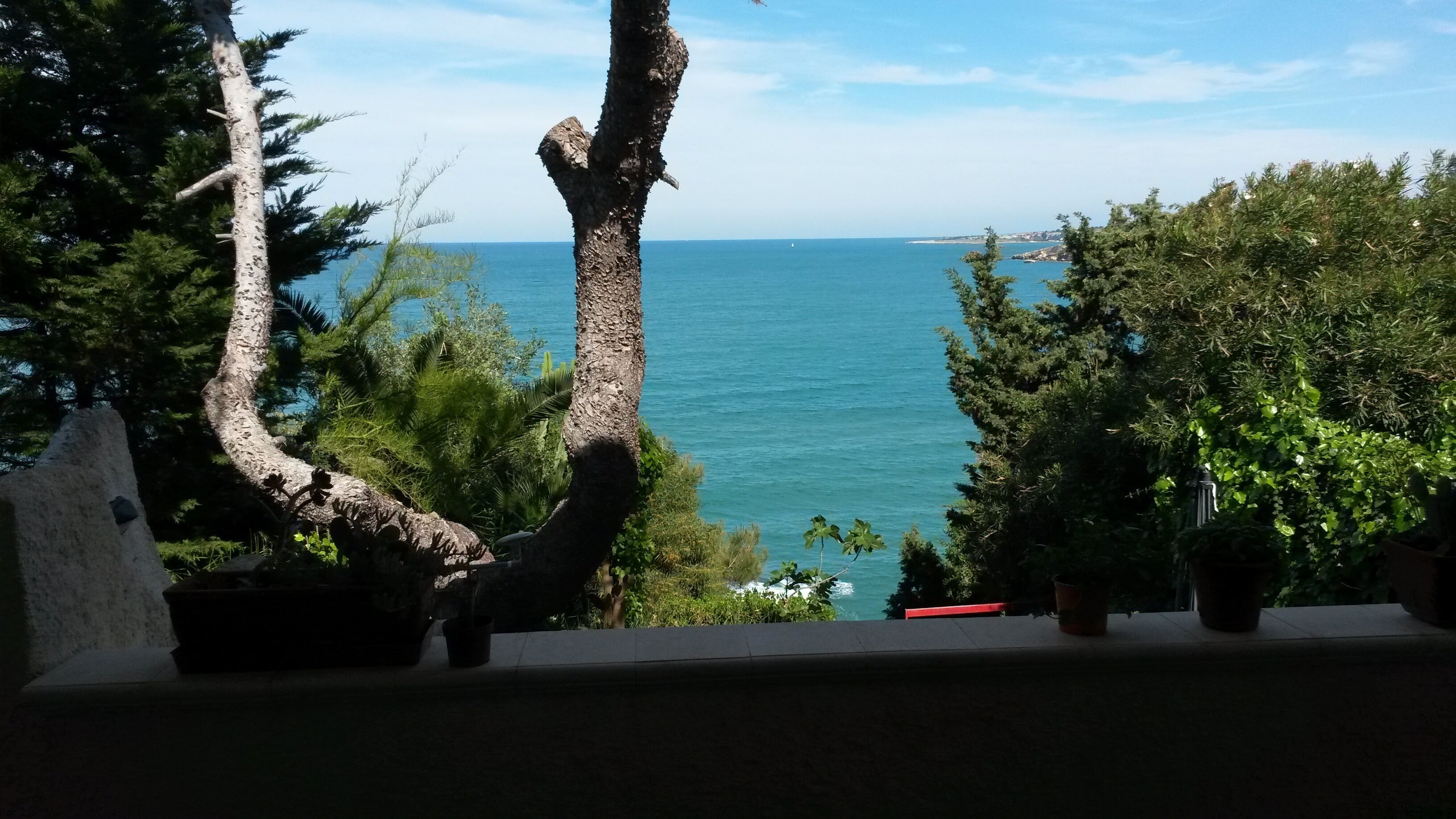 Blick von der Unterkunft