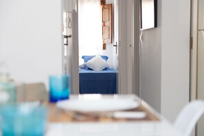 2 bedrooms, iron/ironing board, travel crib, WiFi