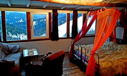  Mountain art suite.View from rooms is breathtaking.  Very beautiful and quite