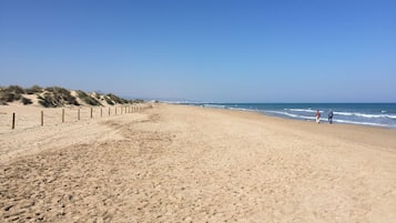 Vlak bij het strand