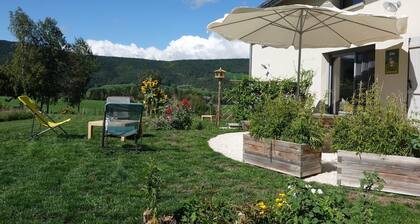 Plein sud, jardin, vue exceptionnelle, super équipé. Idéal pour 2 familles