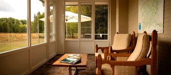 Unique vacation home with a hot tub in nature