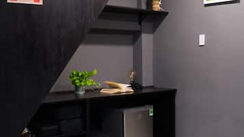 1 makuuhuone, työpöytä, Wi-Fi, vuodevaatteet