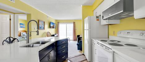 Microwave, dishwasher