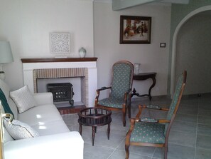 TV connectée, cheminée