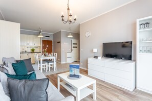 TV - Vacation apartment by the sea, vacation on the island of Usedom, Apartment ZUZA (Świnoujście)