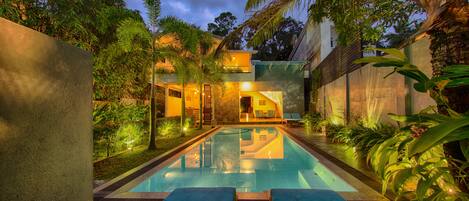 Façade de l’hébergement