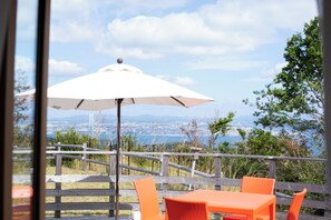 Camera, non fumatori (Hoshi no Cocoon, Night View) | Vista balcone