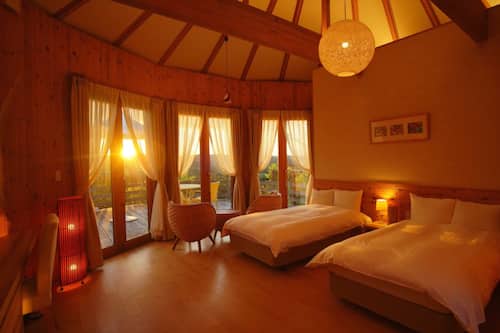 Expedia limited Sunset View Kaze no Cocoon Non-Smoking | Free minibar, in-room safe, individually decorated, iron/ironing board