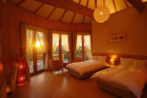 Chambre, non-fumeur (Kaze no Cocoon) | 1 chambre, articles de minibar gratuits, coffre-fort, décor unique