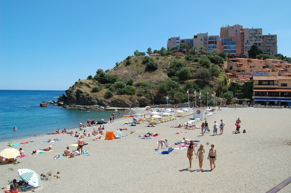 On the beach