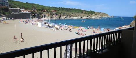 On the beach