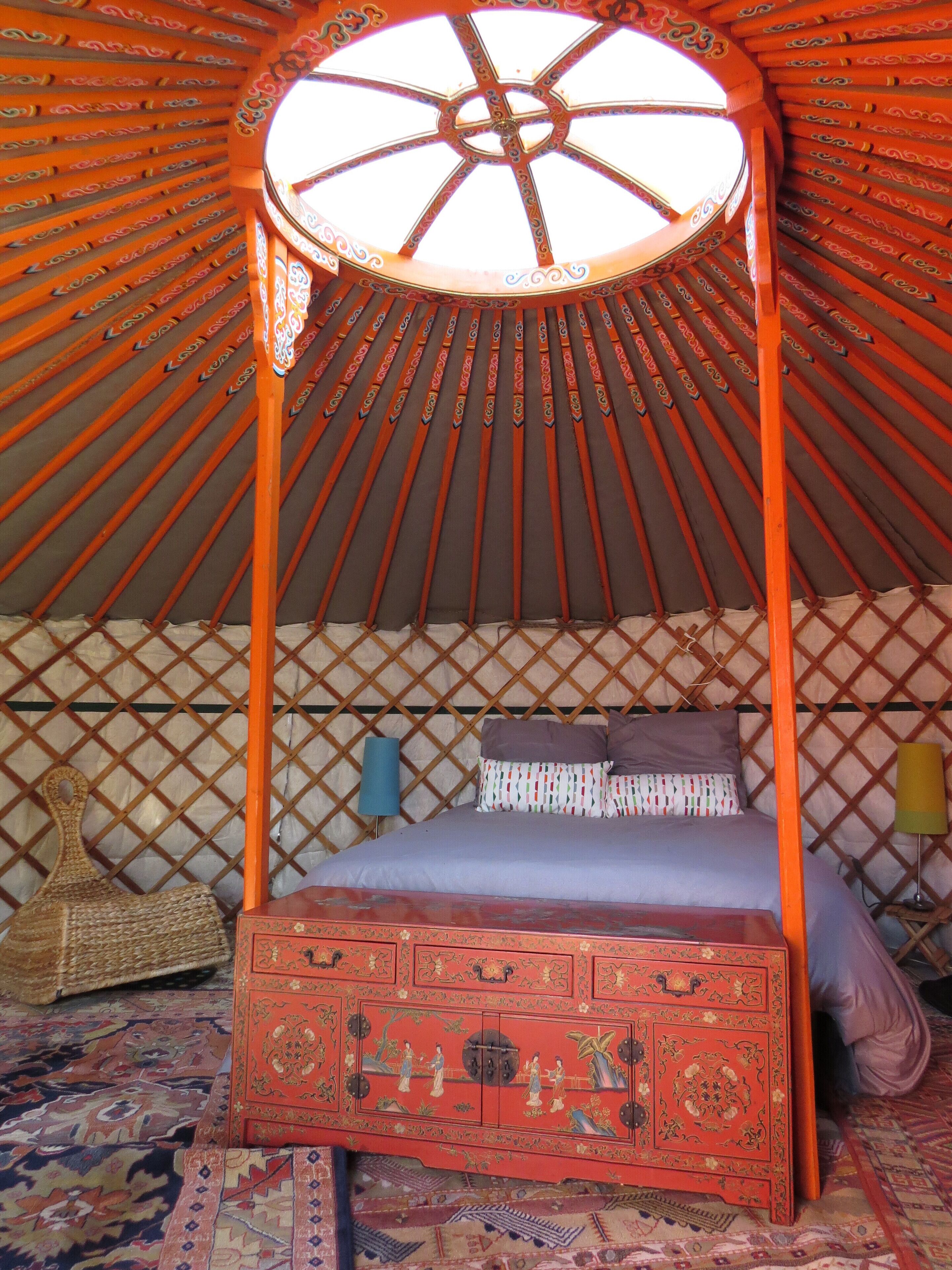 Yurt B & B on magnificent property