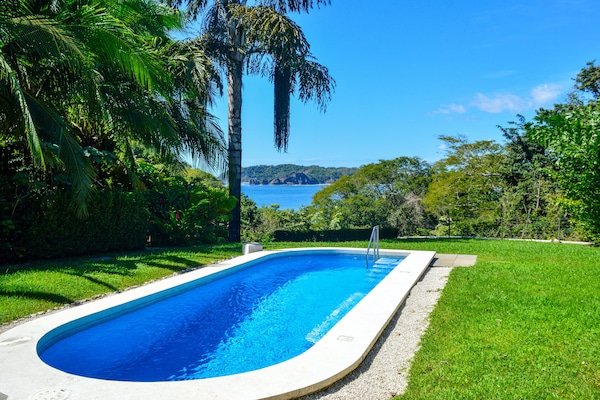 Pool with ocean view