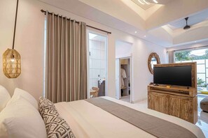 Vila lua de mel | Cofres nos quartos, cortinas blackout, ferros/tábuas de passar roupa