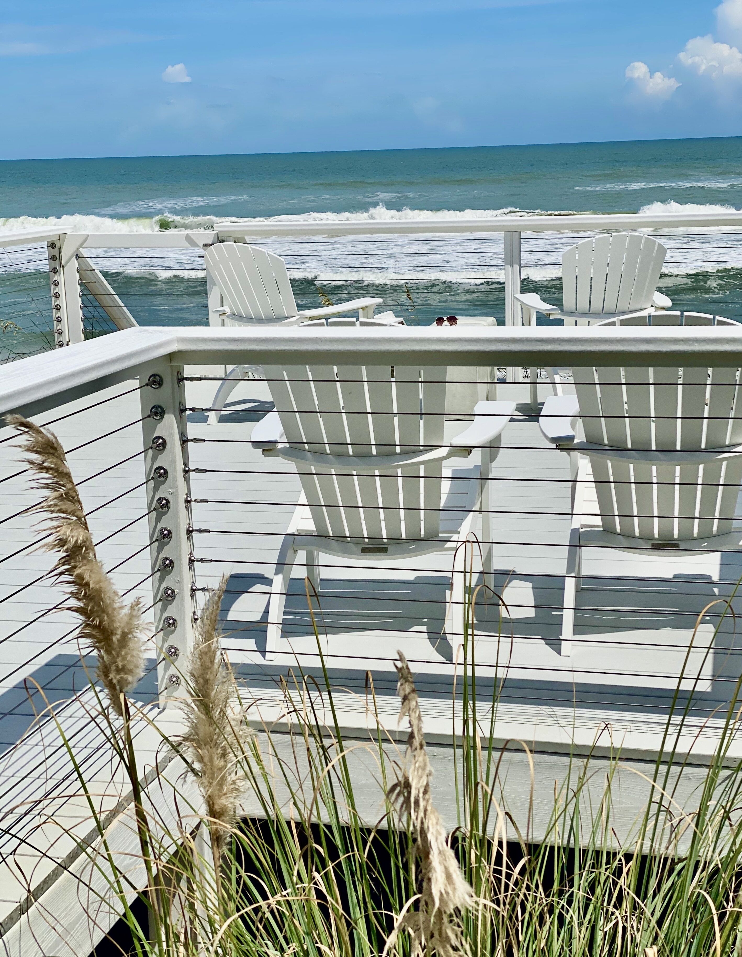 Spectacular New Smyrna Oceanfront Private Home- Charming,Pristine and Bright!