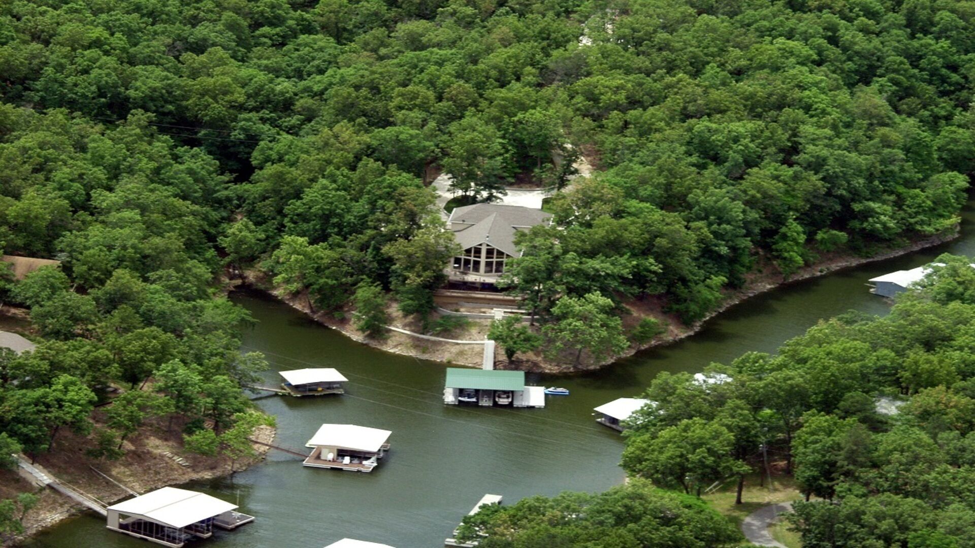 BEAUTIFULLY SECLUDED MULTI-LEVEL WATERFRONT HOME on South Grand Lake 