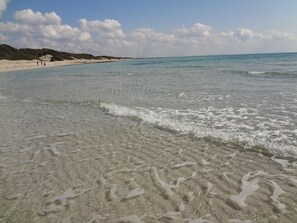 Beach nearby, sun-loungers