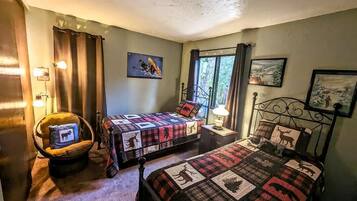 2 bedrooms, internet, bed sheets