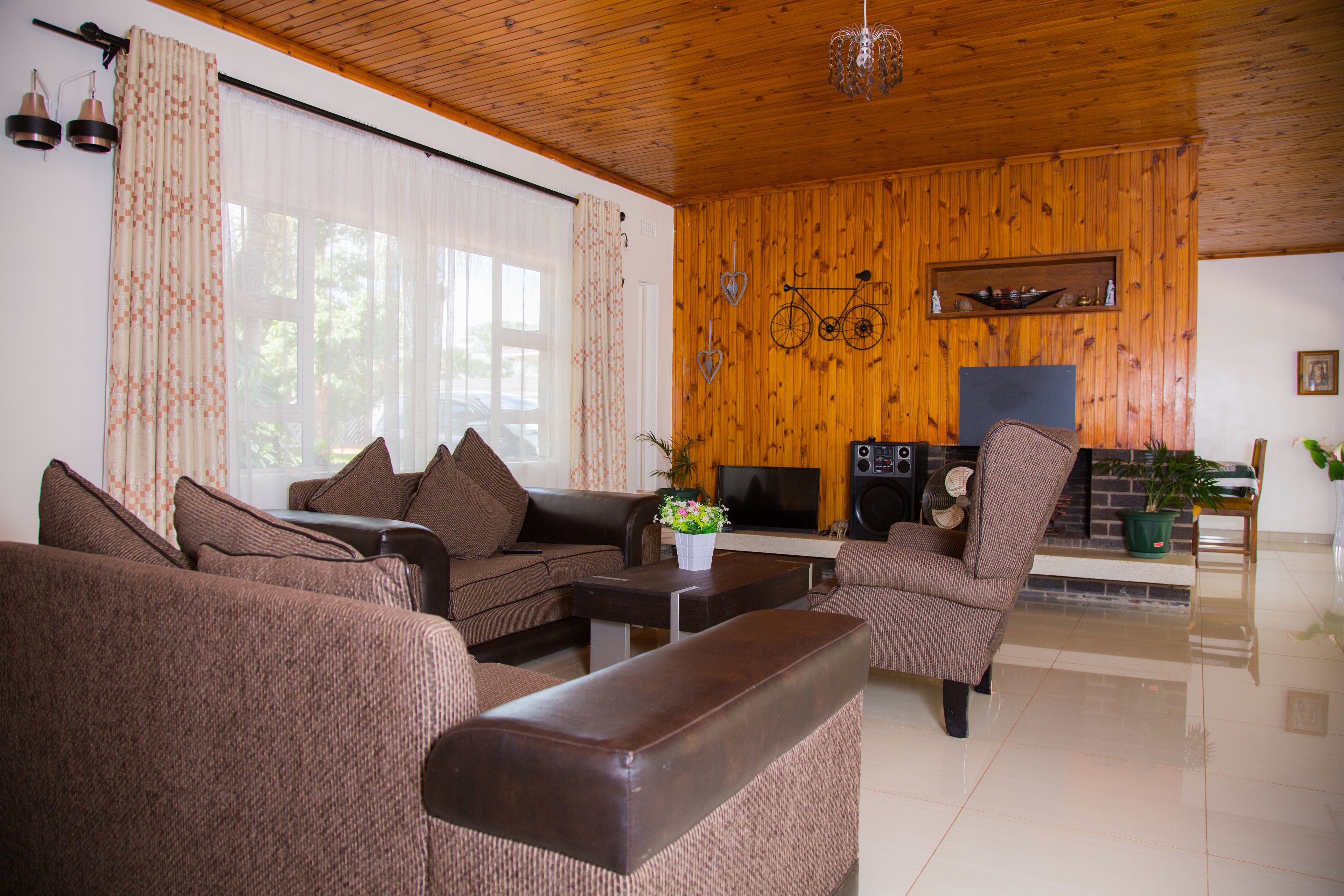 Coin salon dans le hall