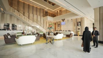 Lounge i lobbyen