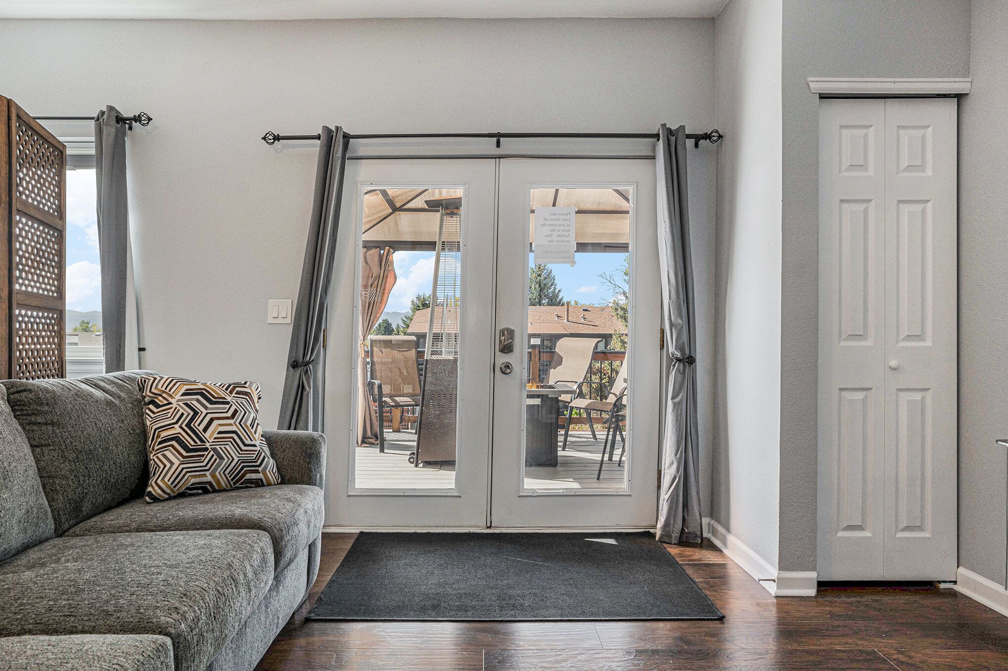 INCREDIBLE MOUNTAIN VIEW FROM THE DECK OF THIS LUXURY APARTMENT SUITE