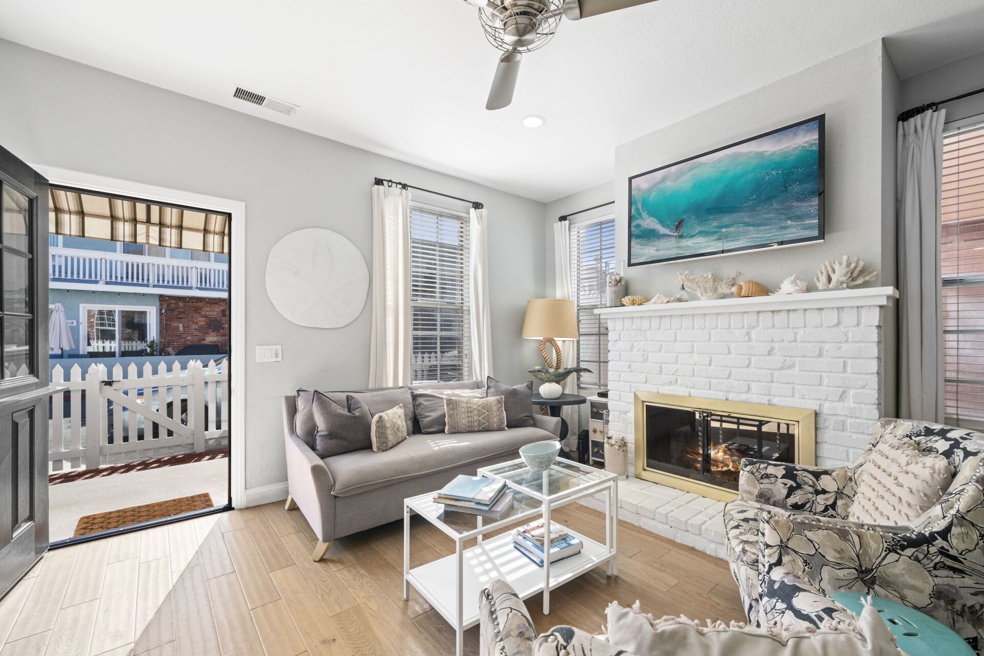 تلفزيون، مدفأة