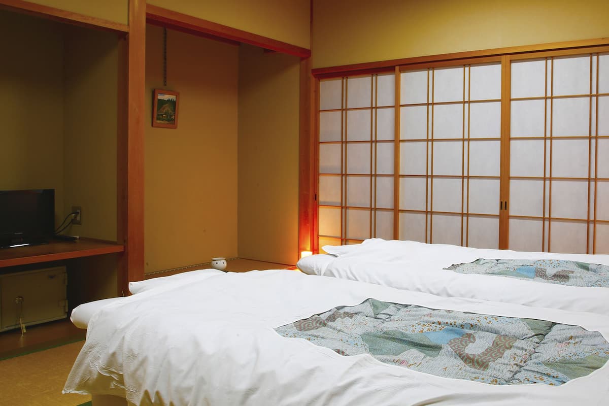 Japanese Western Style Room, For 2 People | 1 bedroom, in-room safe, free WiFi, bed sheets
