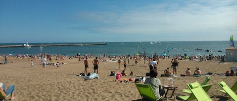 On the beach