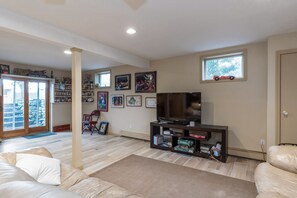 TV, fireplace, DVD player, books - Private Montauk Retreat w/ NEW Pool • Minutes to Beach • Summer-Ready (Montauk)