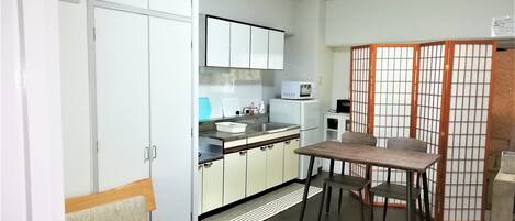 Apartment, 2 Schlafzimmer, Nichtraucher, Küche | Wohnzimmer