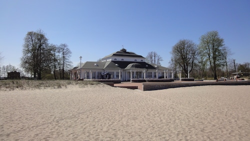 Inmitten des Yachthafens der Lagunenstadt Ueckermünde/Ostsee - FEWO für 4 Pers
