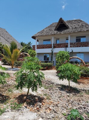 Majoituspaikan julkisivu