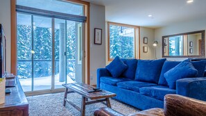 TV, fireplace, DVD player, stereo