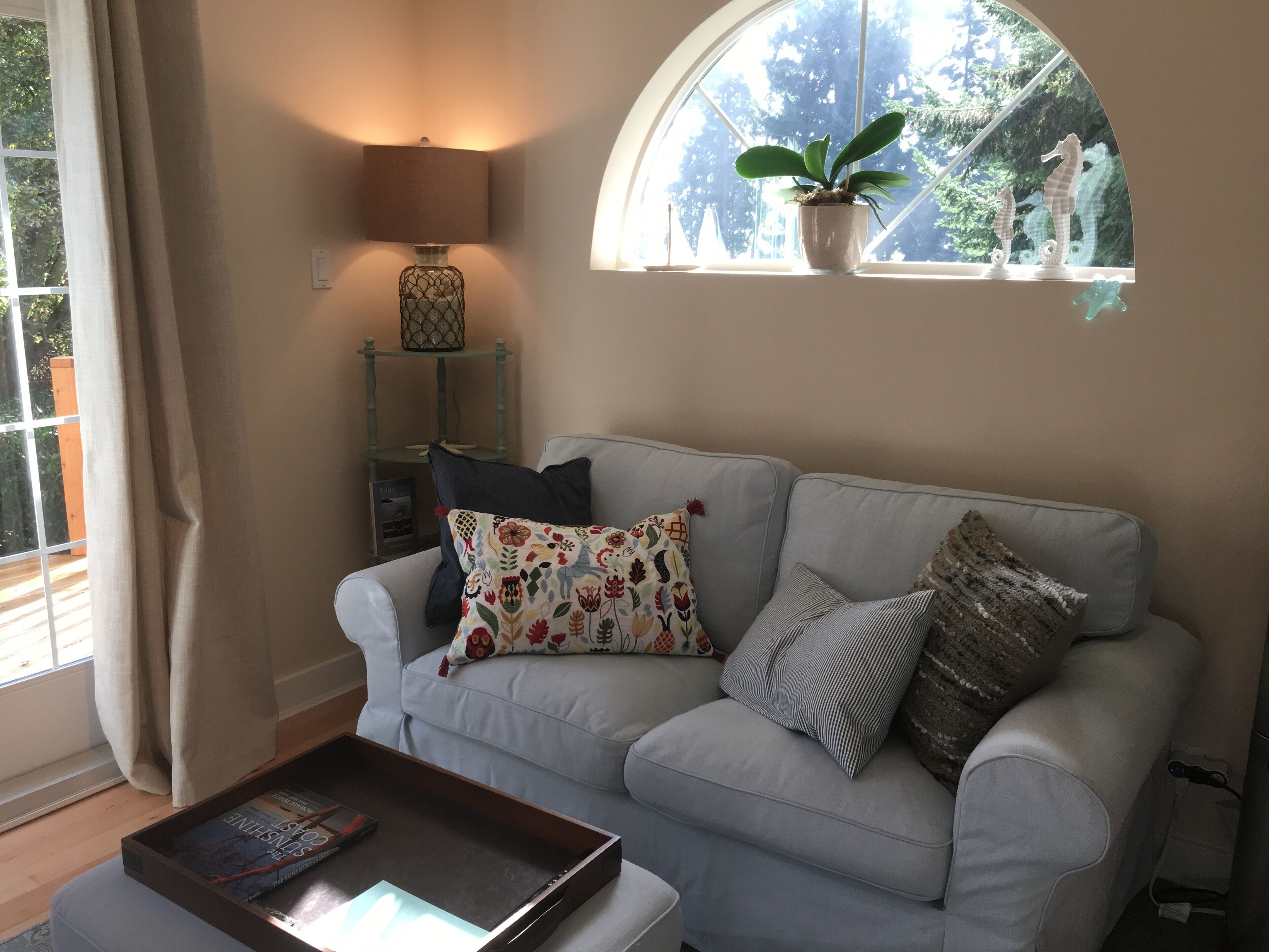 A Retreat by the Ocean.  Quiet, peaceful and private.