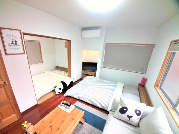 1 bedroom, desk, iron/ironing board, free WiFi - Panda Stay Okayama (Okayama)