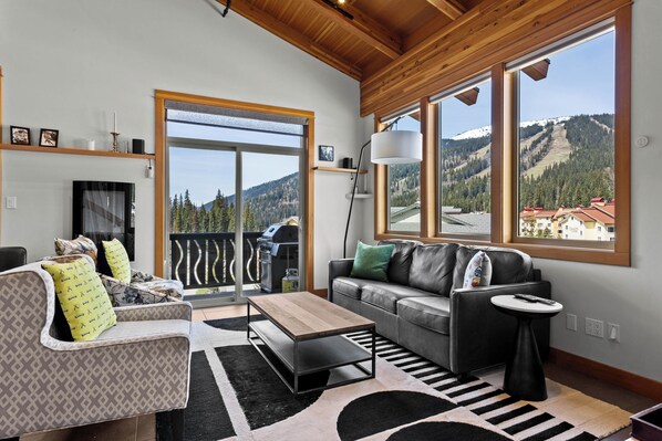 TV, fireplace, stereo, printers