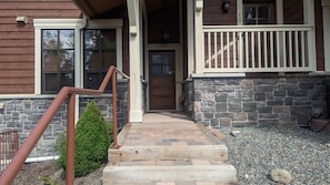 Exterior detail - Ground floor 2 bedroom condo, very close to ski-in/out trails (Sun Peaks)