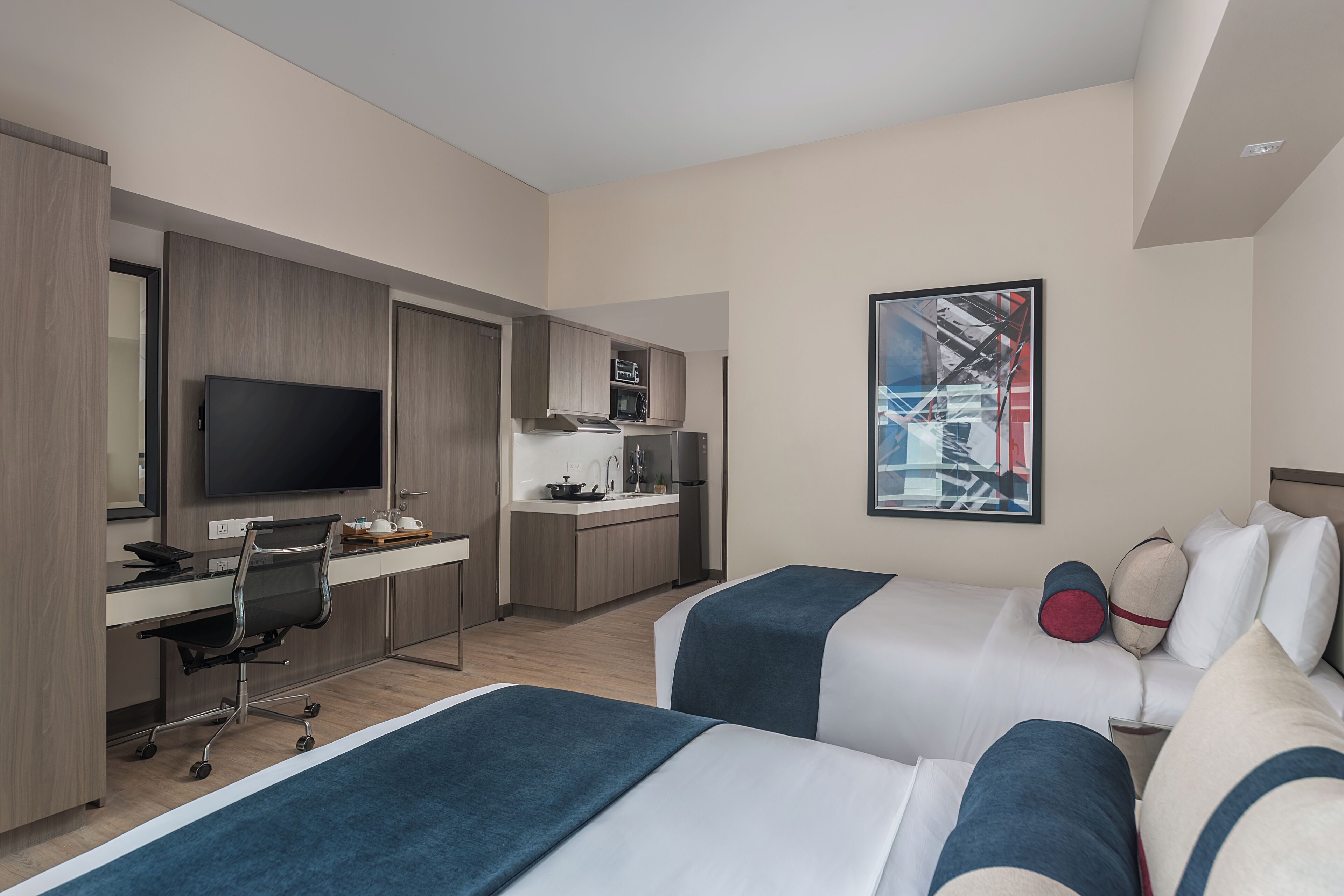 In-room safe, desk, laptop workspace, iron/ironing board