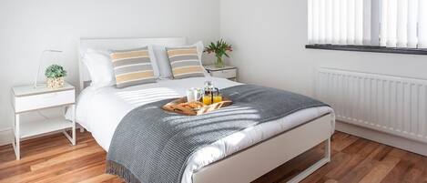 2 bedrooms, iron/ironing board, travel crib, free WiFi