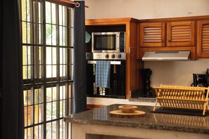Fridge, microwave, oven, stovetop - Casa Tres Pochotes - Beach Front Paradise (CR)