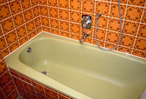 Bañera, toallas