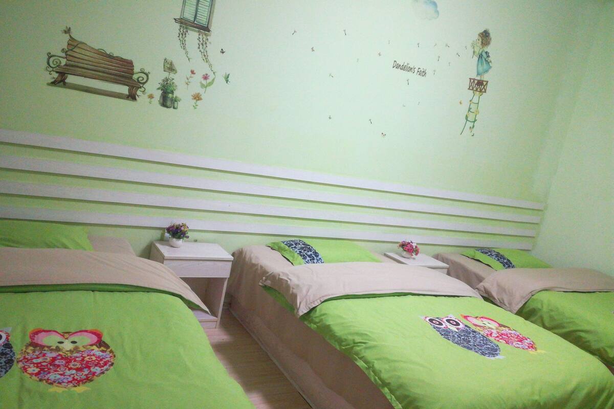 Individually decorated, individually furnished, blackout curtains
