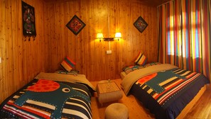 Individually decorated, individually furnished, blackout curtains