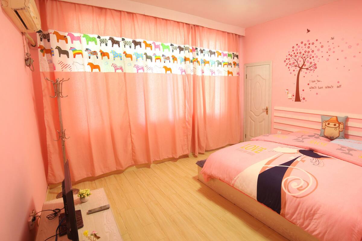 Individually decorated, individually furnished, blackout curtains