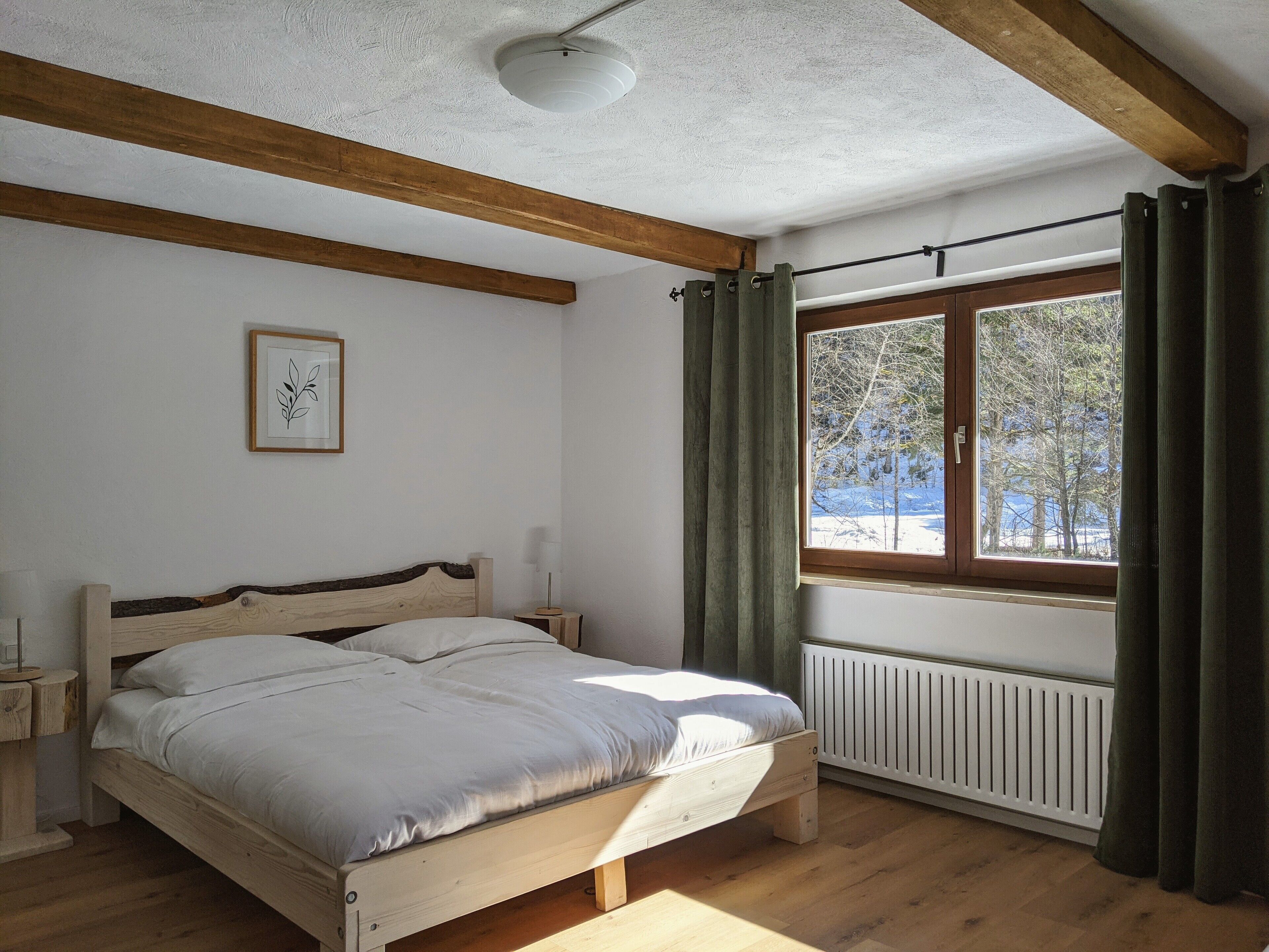 Familienapartment | Daunenbettdecken, individuell dekoriert, individuell eingerichtet