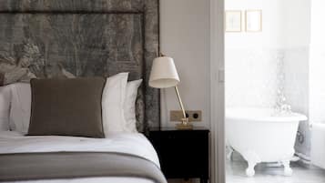 双人房, 葡萄庄园景观 (Chambre n°3) | 高档床上用品、羽绒被、迷你吧、特色装修