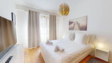 1 chambre, fer et planche Ă repasser, Wi-Fi gratuit, draps fournis